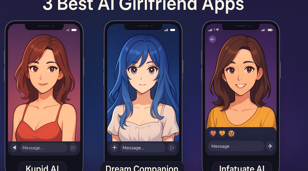 3 Best AI Girlfriend Apps