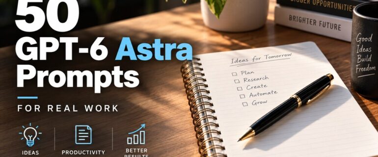 50 GPT-6 Astra Prompts for Business, Research, Marketing and Coding